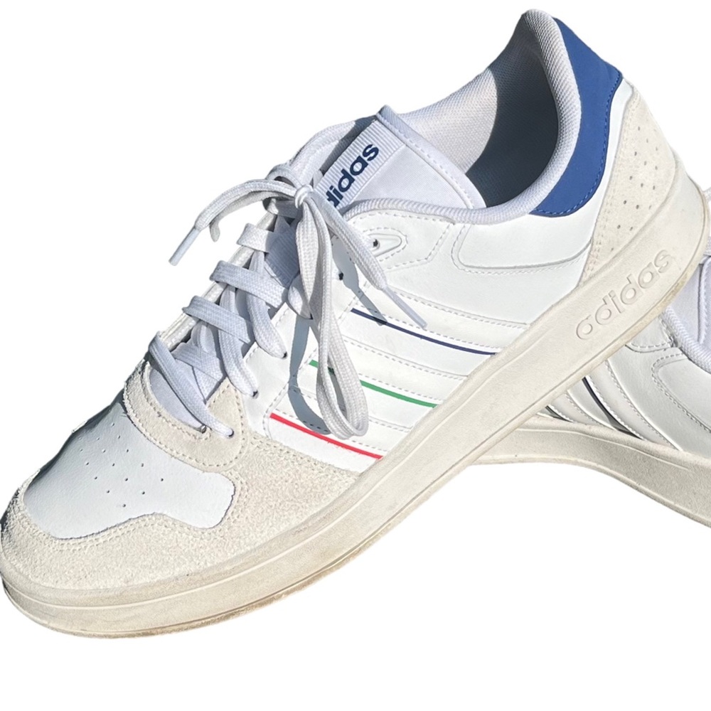 Adidas Multi Colored Striped Sneaker Tennis Shoes size 12